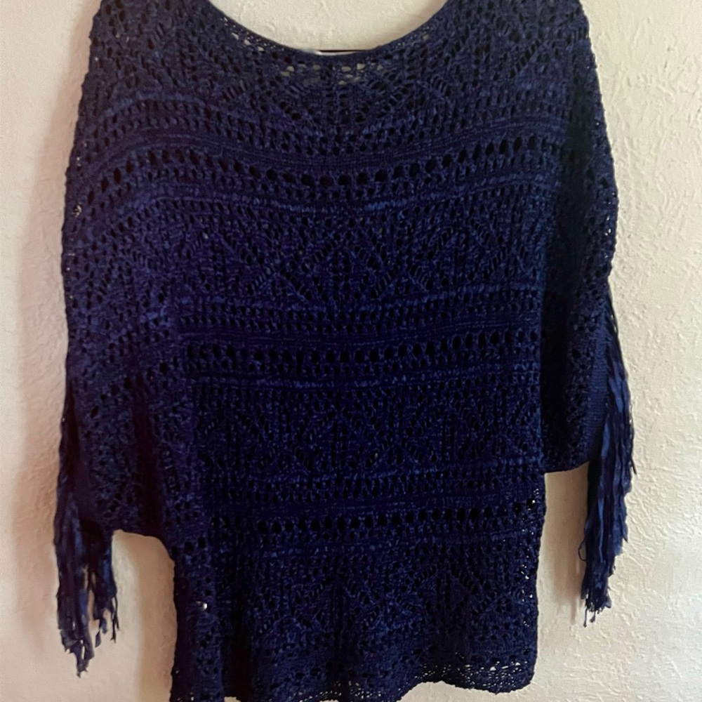 White House Black Market Navy Sweater